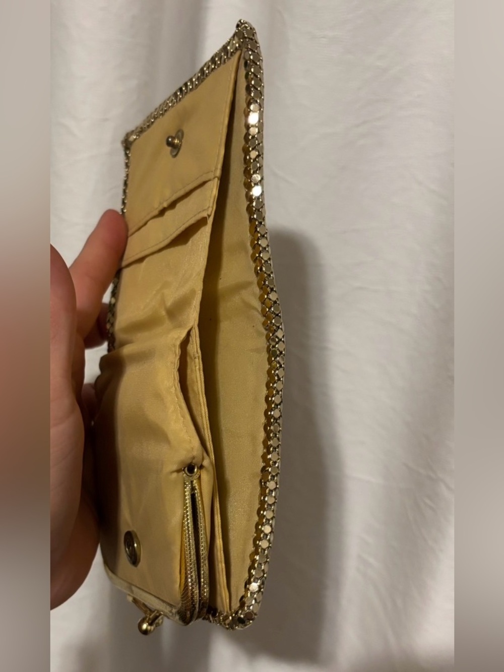 Vintage Gold Mesh Coin Purse Wallet - Picture 10 of 10